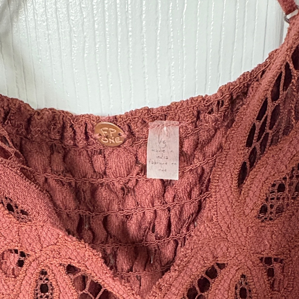 Free People One Adella Slip Maxi Dress Size L - Picture 3 of 6